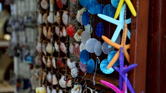souvenir at the shop near the sea