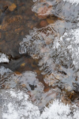stream in winter