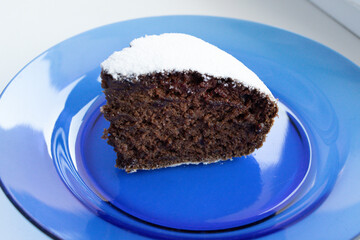 chocolate cake on a plate