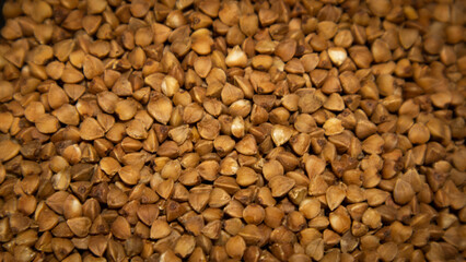 buckwheat seeds close up