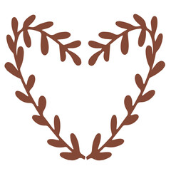 Naklejka premium Cute boho hearts kids baby illustration vector