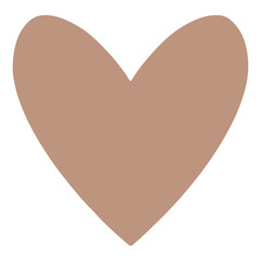 Cute boho hearts kids baby illustration vector