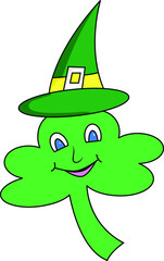Leprechaun irish character icon vector image
