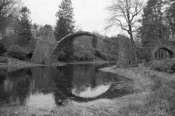 Cercles muraux Le Rakotzbrücke Pont de Rakotz