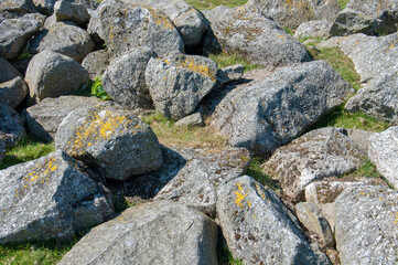 rocks in the mountains
