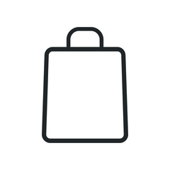 Bag icon vector template | shopping bag icon
