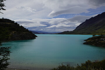 lake and mountains, Perito Moreno