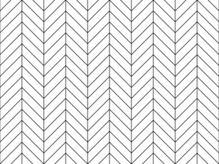 Vector seamless herringbone floor pattern with wooden zigzag panels and planks. Wooden parquet design texture. Modern interior flooring design. Realistic diagonal texture.