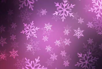 Naklejka na ściany i meble Light Purple, Pink vector template in carnival style.