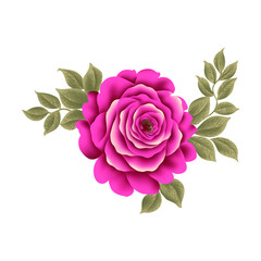 digital textile design yellow flower