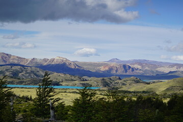 Naklejka premium mountains in the mountains