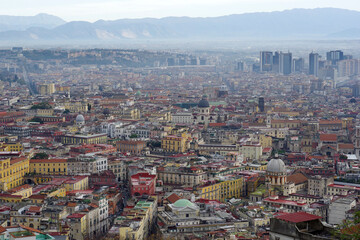 Fototapeta na wymiar Panorama de la ville de Naples