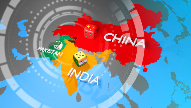 Conflict between India and China, Pakistan. India-China-Pakistan relations.