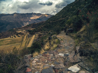 Inca Trail Hile to Machupicchu - obrazy, fototapety, plakaty