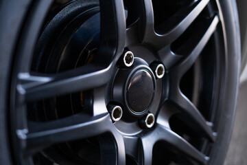 Fototapeta na wymiar wheel of a car
