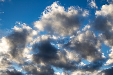 White cloud texture. Air material backdrop. Sky effect pattern.