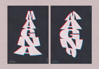 Creative Bold Typography Based Poster Layout