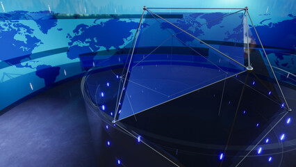 World Map Background. 3d rendering