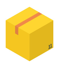 isometric box icon