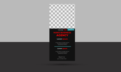 Fototapeta premium Business Roll Up Banner Design