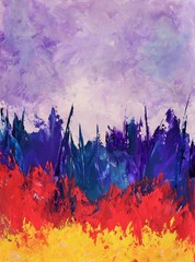 Abstract paint background. Abstract artwork made of mixed media on paper.