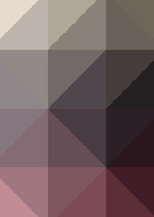 Obraz premium Abstract color Low-Polygones Generative Art background illustration