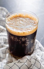 Traditional russian drink kvass, summer drink