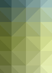 Fototapeta premium Abstract color Low-Polygones Generative Art background illustration