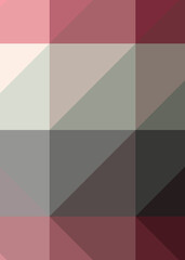 Fototapeta premium Abstract color Low-Polygones Generative Art background illustration