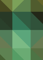 Obraz premium Abstract color Low-Polygones Generative Art background illustration