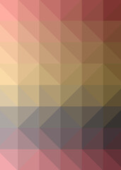 Obraz premium Abstract color Low-Polygones Generative Art background illustration