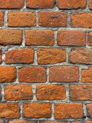 detail of old brick wall background