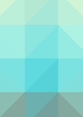 Abstract color Low-Polygones Generative Art background illustration