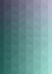 Obraz premium Abstract color Low-Polygones Generative Art background illustration