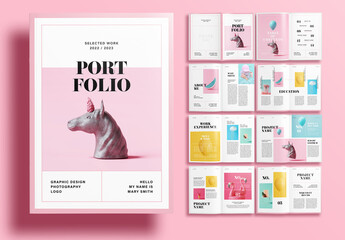 Pink Portfolio Layout