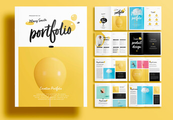 Yellow Portfolio Layout