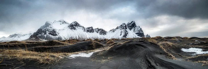 Célèbre plage de Stokksness en Islande - panorama