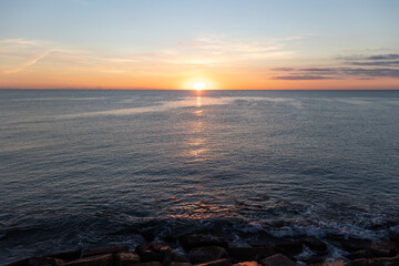 Amanecer en el mediterraneo