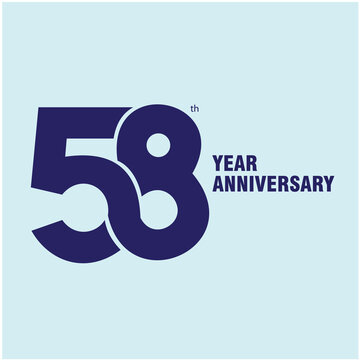 58 years logo for company or community anniversary_01