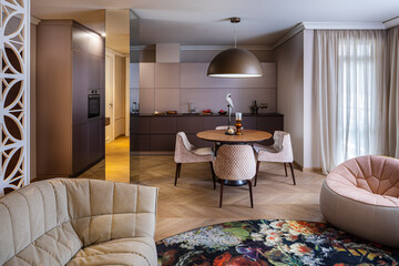  Living And Dining Room Of Modern Design Home