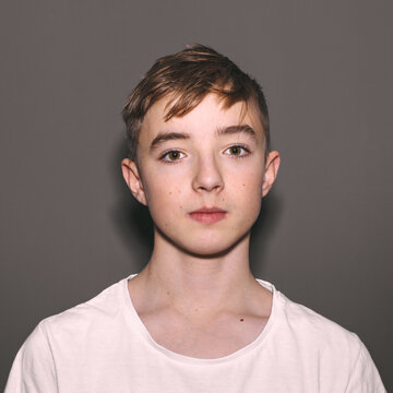 Portrait of teenager