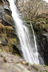 Fototapeta na wymiar waterfall, rhaeadr, pistyll, pistyll rhaeadr, wales