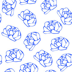 seamless background with graphic blue colors