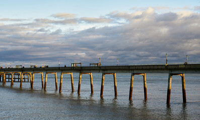 Deal Pier in the early evening light