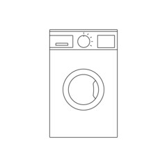 Washing machine, perfect vector icon