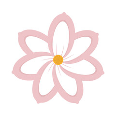 beautiful flower icon