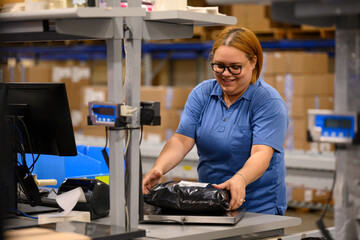 Seasoned Employee at workstation with computer 