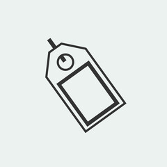 Price tag vector icon illustration sign