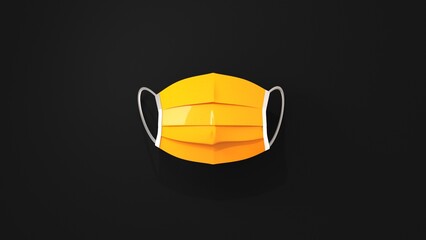 Nice mask in yellow color