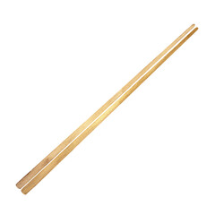 Wooden chopsticks. Asian cutlery. Watercolor illustration. Isolated white background.